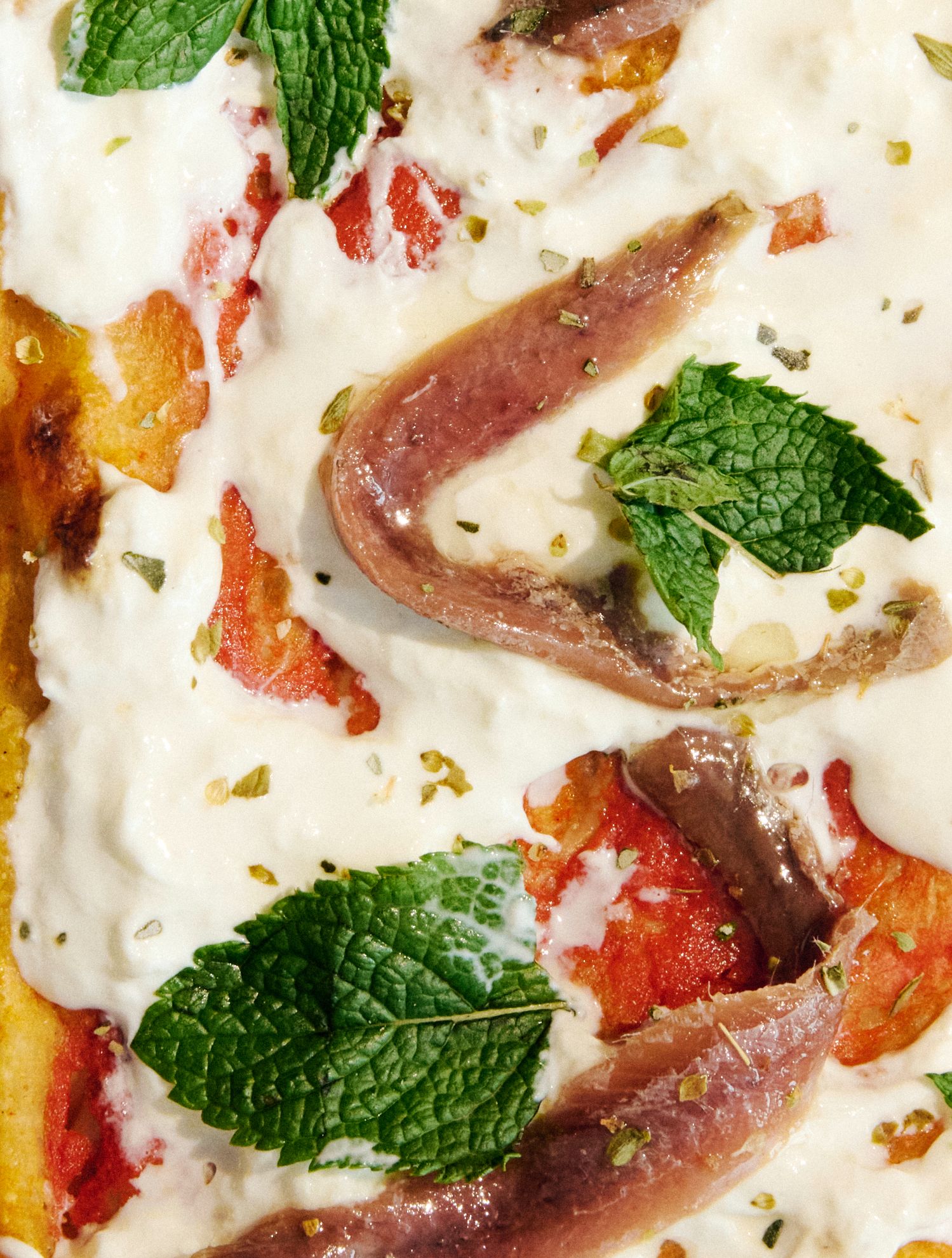 Rosa Mortadella Pizza