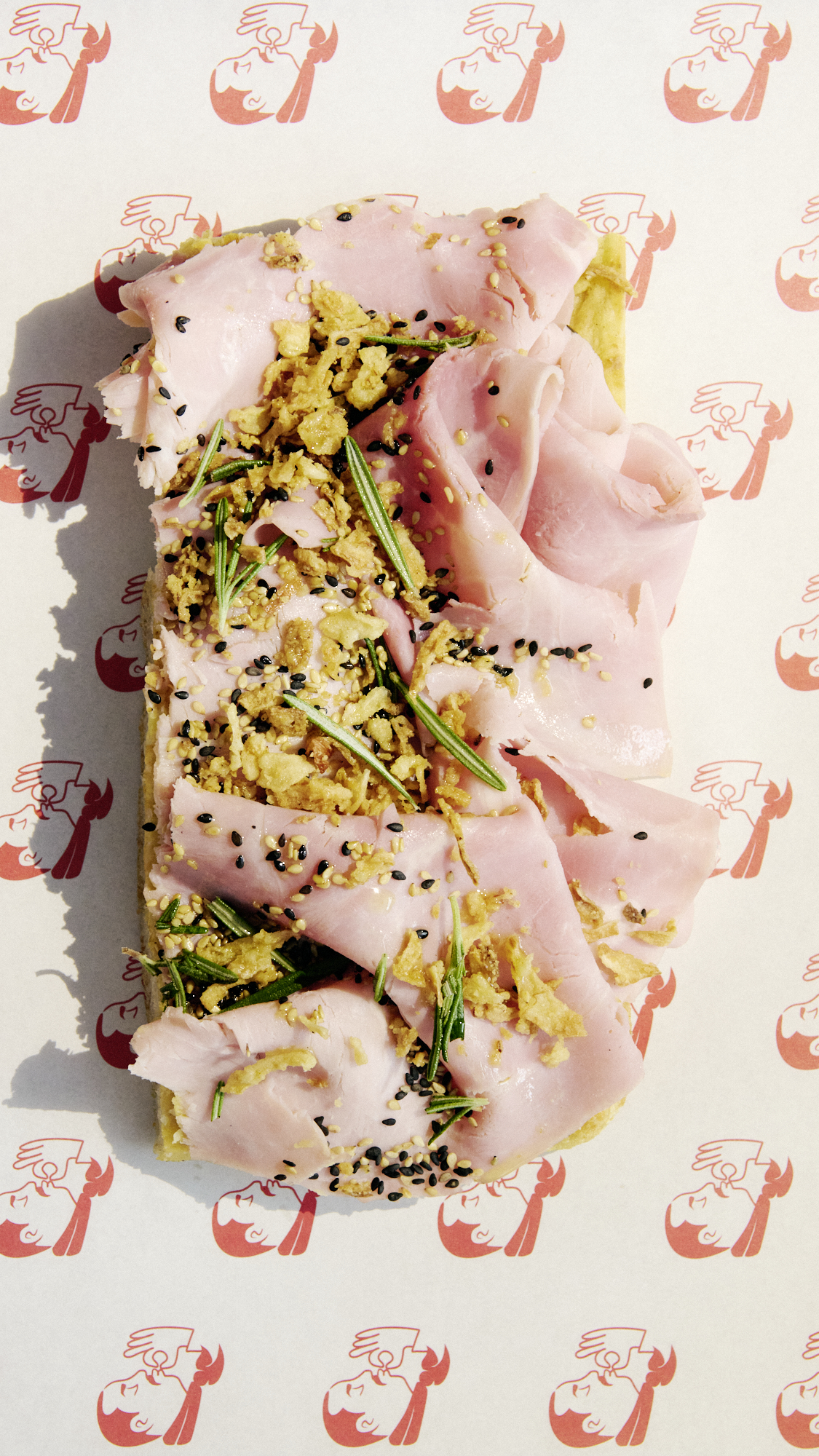 Rosa Mortadella Pizza